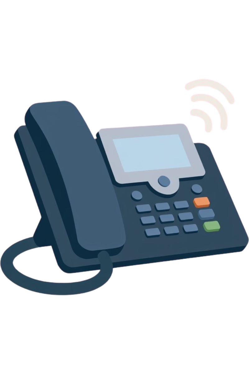 事務所にある電話機